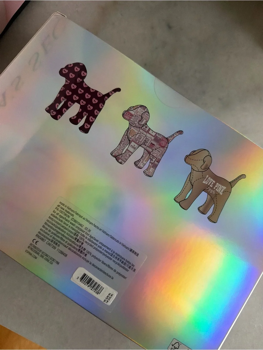PINK Victoria's Secret Mystery Mini Dog NEW - Pink NEW IN BOX